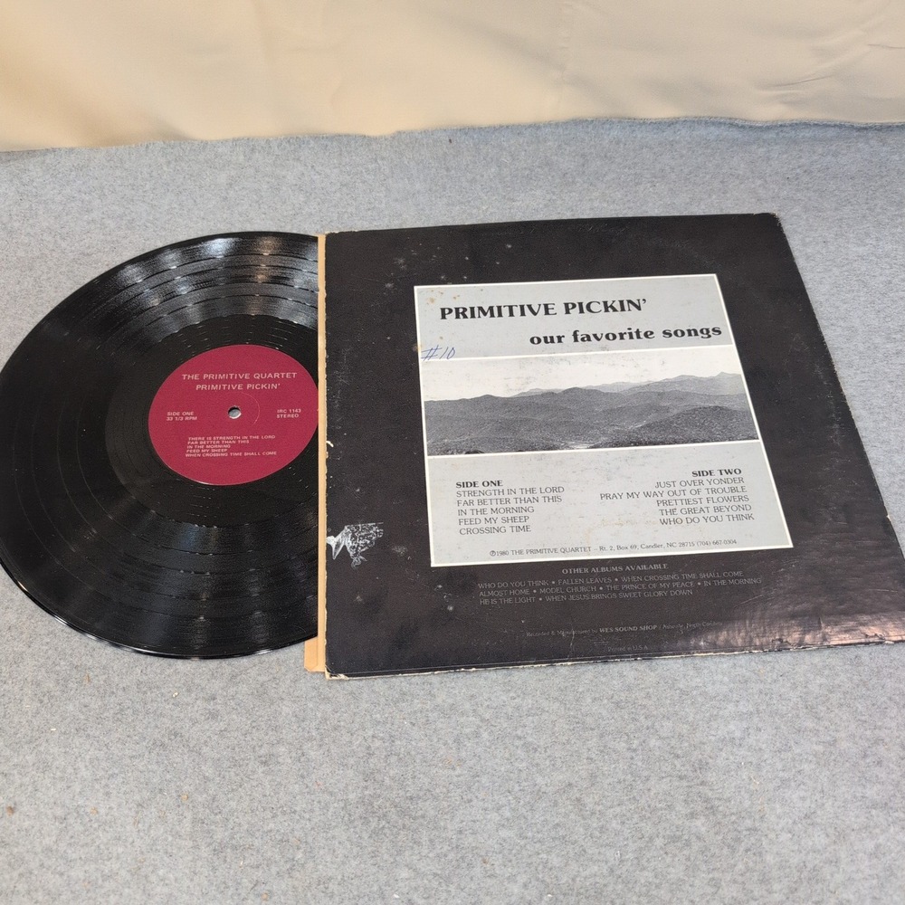The Primitive Quartet Primitive Pickin Our Favorite Songs Vinyl LP 1980 IRC 1143 - Picture 2 of 2
